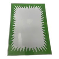 LAMINATED A4 SIGN FLASH GREEN