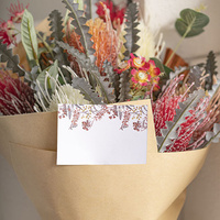 GIFT CARD WHITE NATIVES 10X6.5CM PK50