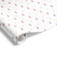 XMAS GIFT WRAP DEER PARK PINK 60CMX40M
