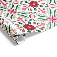 XMAS GIFTWRAP BIRDS HOLLY WATTLE60CMX40M
