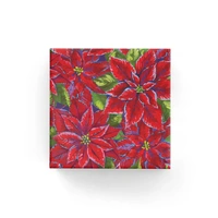 XMAS POINSETTIA ROLL 60CMX40M