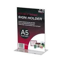 SIGN HOLDER A5 DOUBLE SIDED PORTRAIT