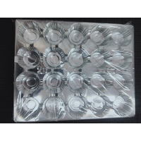 INSERT TRAY RPET #20 CLEAR (SLV 50)