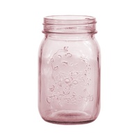 LARGE ROSE MASON JAR 17MM(H)