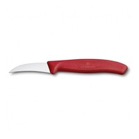 KNIFE VICTORINOX 5.5CM RED CURVED