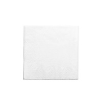 NAPKIN COCKTAIL WHITE 2PLY QUILTED