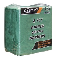 NAPKIN DINNER CAPRI GREEN 2PLY