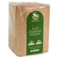 DISPENSER NAPKIN 1PLY RECYCLED BROWN