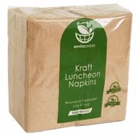 NAPKIN LUNCH 1PLY RECYCLED BROWN