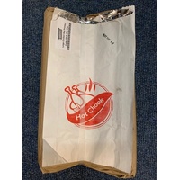 PAPER BAG FOIL CHICKEN 175X310X50MM