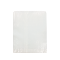 PAPER BAG GLASSINE 3FLAT WHITE