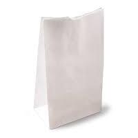 PAPER BAG WHITE 12 SATCHEL 430X190X110MM