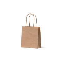 PAPBAG STR/HND RUNT BROWN 165X140X75