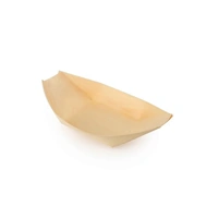 MEDIUM PINE BOAT 140X77MM