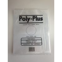 POLY BAG PLN 08X10IN 205X255MM 35UM