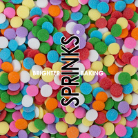 BIG BRIGHT RAINBOW CONFETTI SPRINKLES60G