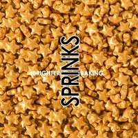 GOLD STARS SPRINKLES 70G