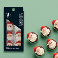 ICING - CHRISTMAS SANTA PK8