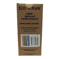 4PLY REGULAR PAPER STRAW MIXED COLOURS