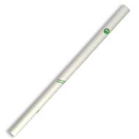 PAPER STRAWS JUMBO 10MM WHITE