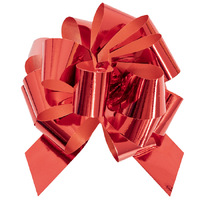 RIBBON PULL BOW 18MM RED