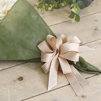 RIBBON GROSGRAIN STRIPED NAT 25MMX20M