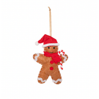 XMAS HANGING CANDYCANE GINGERBREADMAN P2