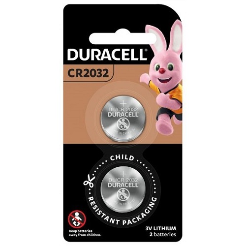DURACELL LITHIUM BATTERY CR2032 2PACK
