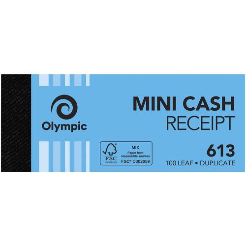 OLYMPIC 613 CASH RECEIPT