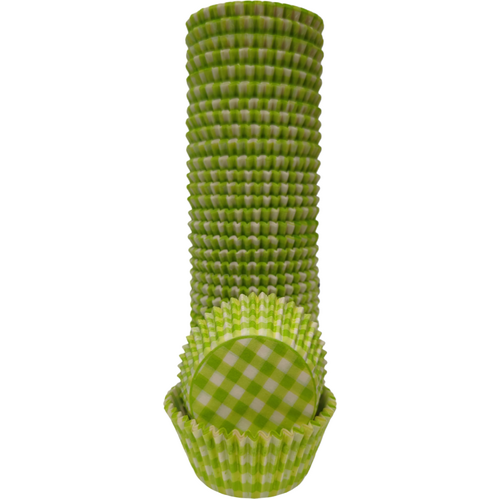 MUFFIN CASE NO.700 GINGHAM LIME