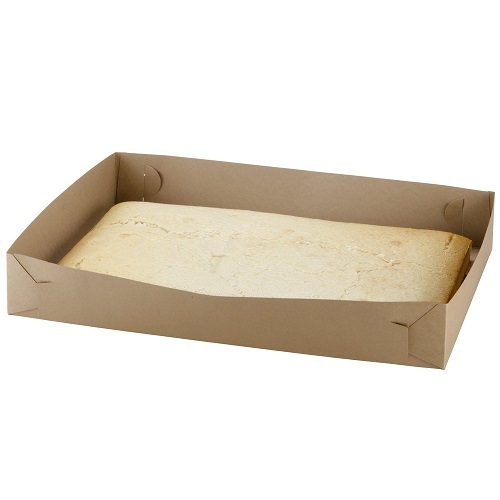 CT24 CAKE TRAY BROWN 175X255MM
