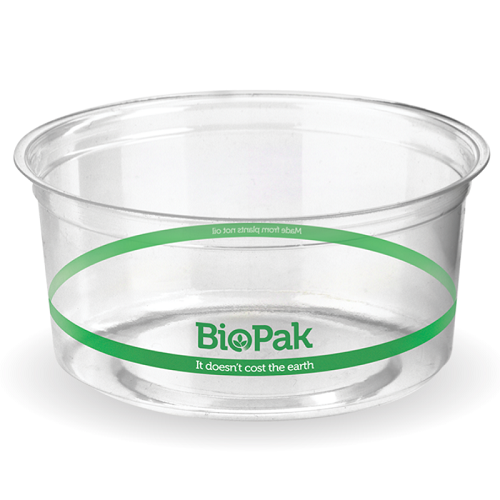 BIOPAK 360ML CLEAR CONTAINER