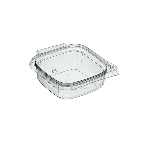 BONSON RPET SQUARE 300ML HINGED LID