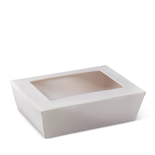 LARGE WINDOW LUNCH BOX WHITE