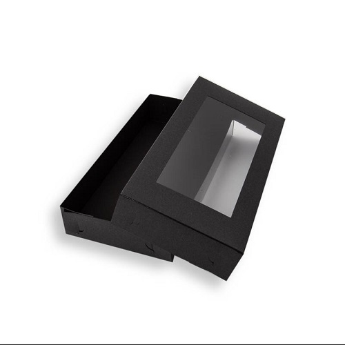 WINDOW COOKIE BOX BLACK MEDIUM225X115X40