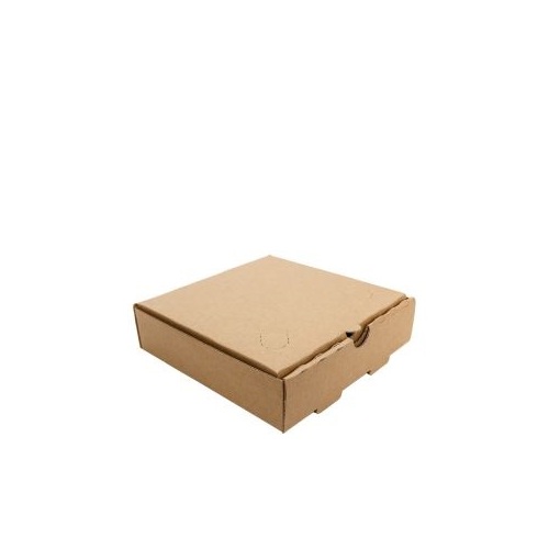 PIZZA BOX 6.5" PLAIN BROWN