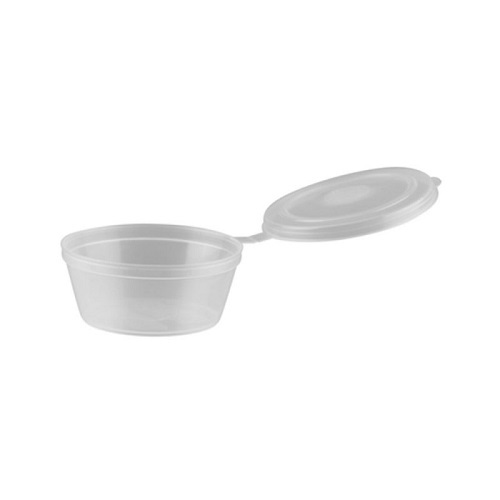 PORTION CONTAINER PP 30ML HINGED LID