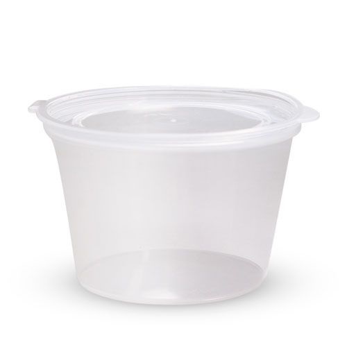 PORTION CONTAINER 100ML HINGED LID
