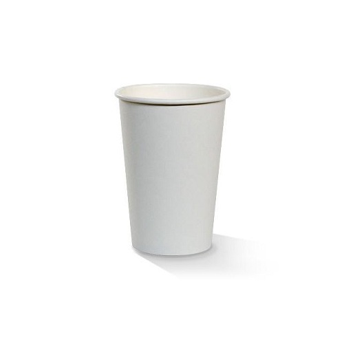 10OZ CUP SINGLE WALL WHITE  (80MM LID)