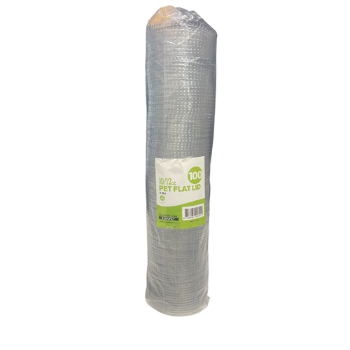 84MM FLAT LID FOR 10OZ-12OZ PET CUPS