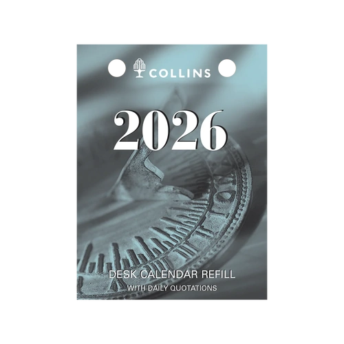 2026 COLLINS DESK CALENDER REFILL (TOP)