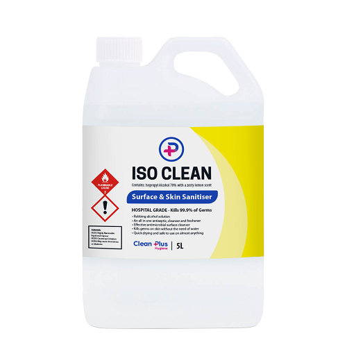 CLEAN+ 5LT ISO CLEAN 5LTR (ISOPROPYL 70%