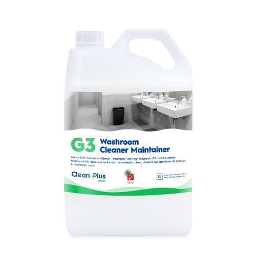 G3 BIODEGRADABLE WASHROOM CLEANER 5LTR