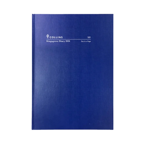 KINGSGROVE #181 DIARY 2026 A5 1DAY/PAGE