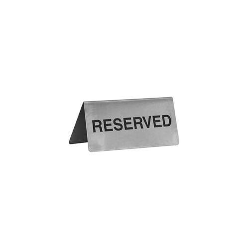 RESERVED TABLE SIGN 100X43