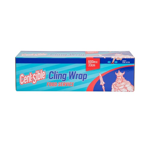 CENTSIBLE 33CM X 600M CLING WRAP