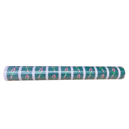 XMAS CANDY CANE ROLL 60CMX40M