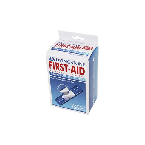 LIVINGSTONE BLUE BANDAID PACK 100