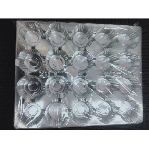 INSERT TRAY RPET #20 CLEAR (SLV 50)