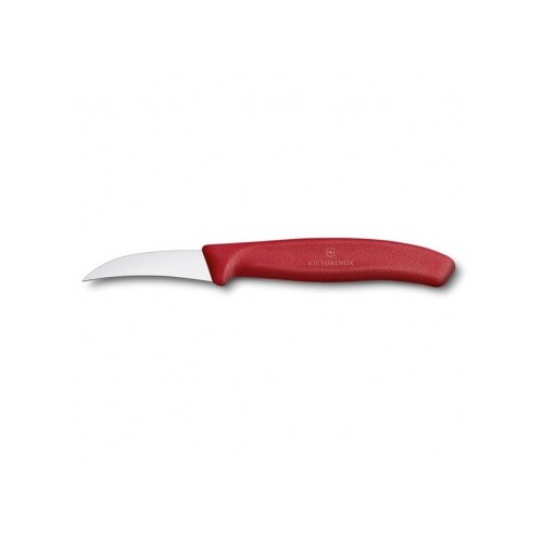 KNIFE VICTORINOX 5.5CM RED CURVED